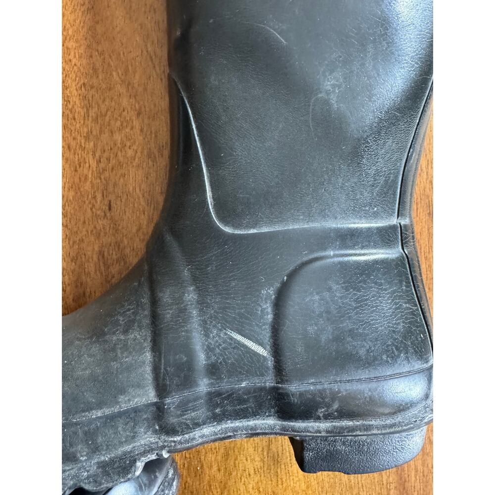 Hunter Original Gloss Tall Black Rain Boots W23616 US 7 - Picture 11 of 12